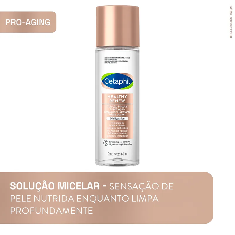 Cetaphil Healthy Renew Tripla Ação - Solução Micelar Hidratante 160ml - Imagem 2