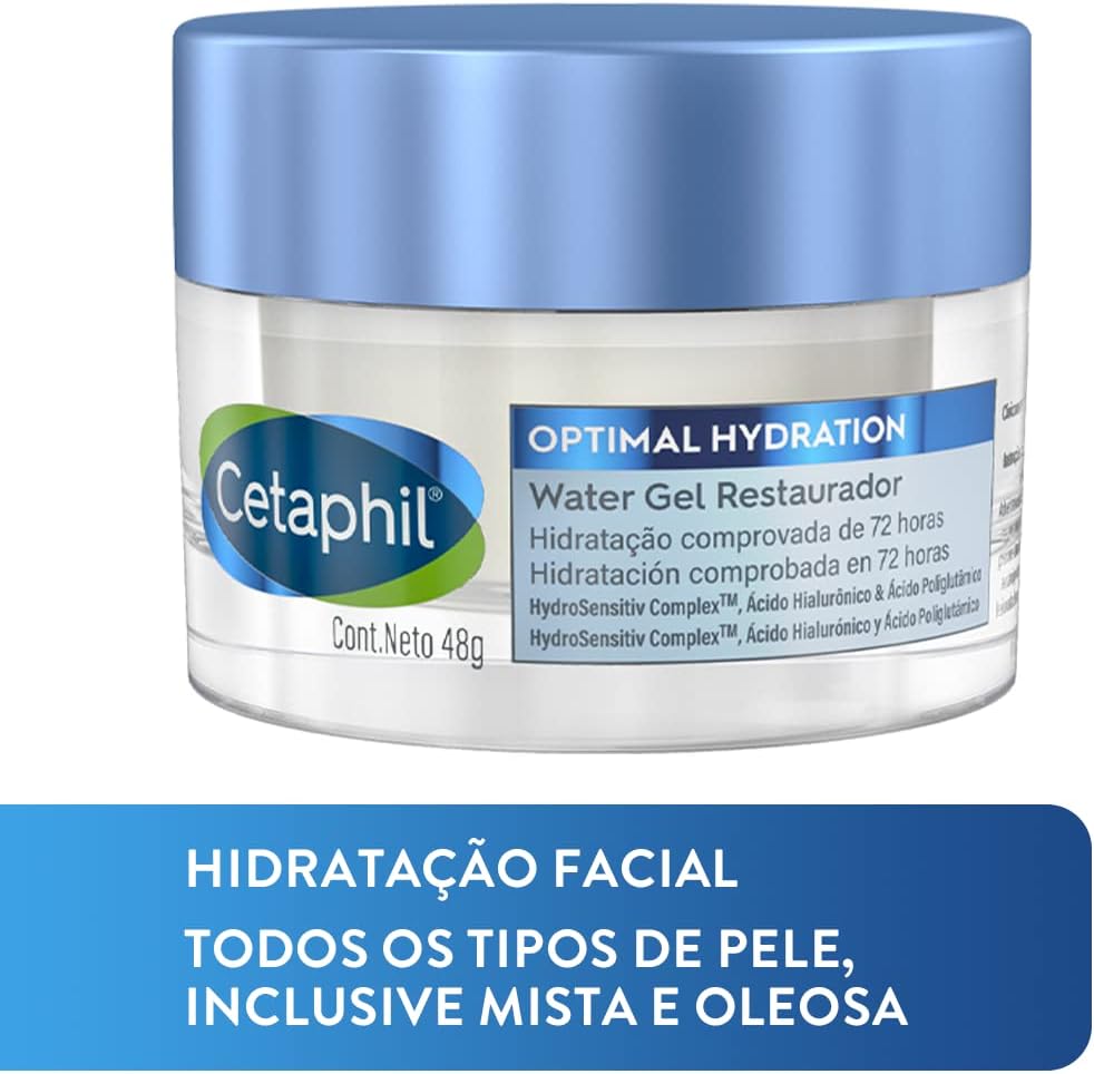 Cetaphil Water Gel Hidratante Com Ácido Hialurônico Cetaphil Optimal Hydration - Imagem 2