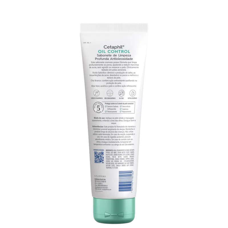 Cetaphil Oil Control - Sabonete Facial 250ml - Imagem 2