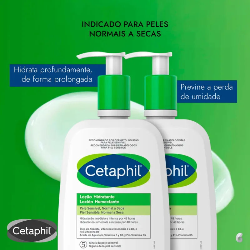 Kit Cetaphil Loção Hidratante Corporal e Facial (2 Unidades) - Imagem 3